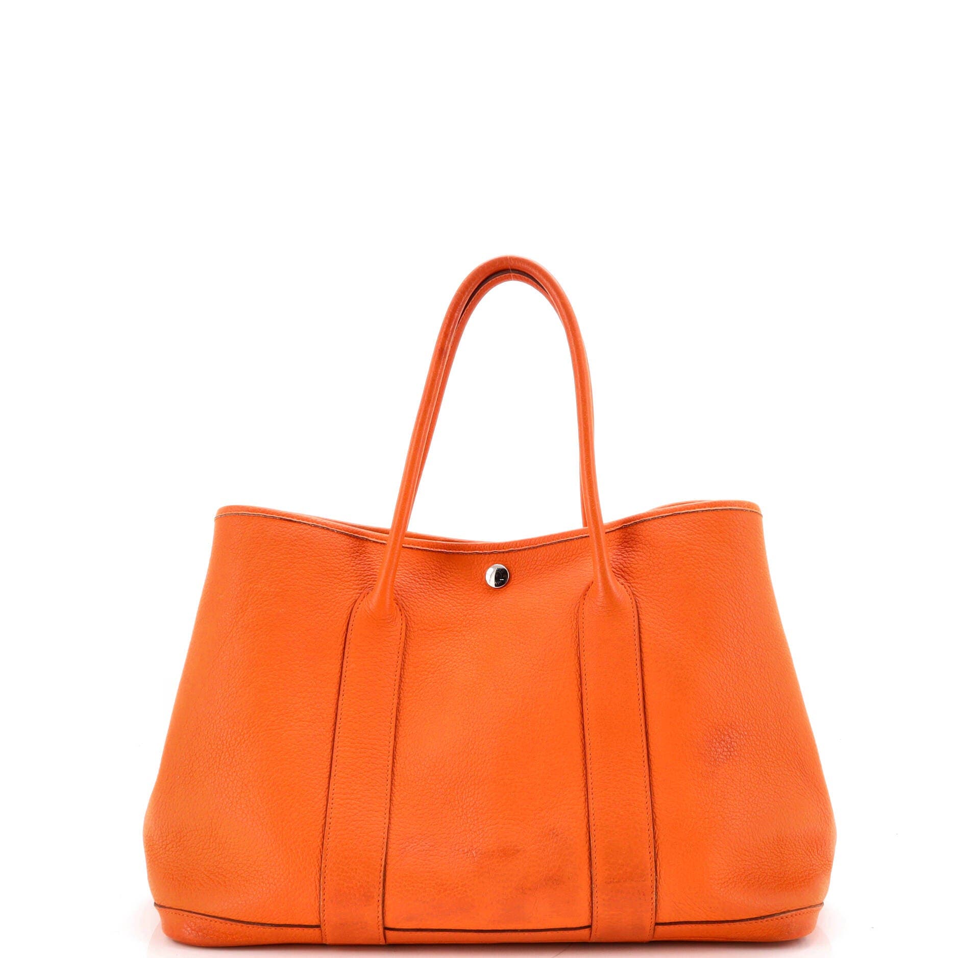 Garden Party Tote Leather 36, Alternate, color, Orange
