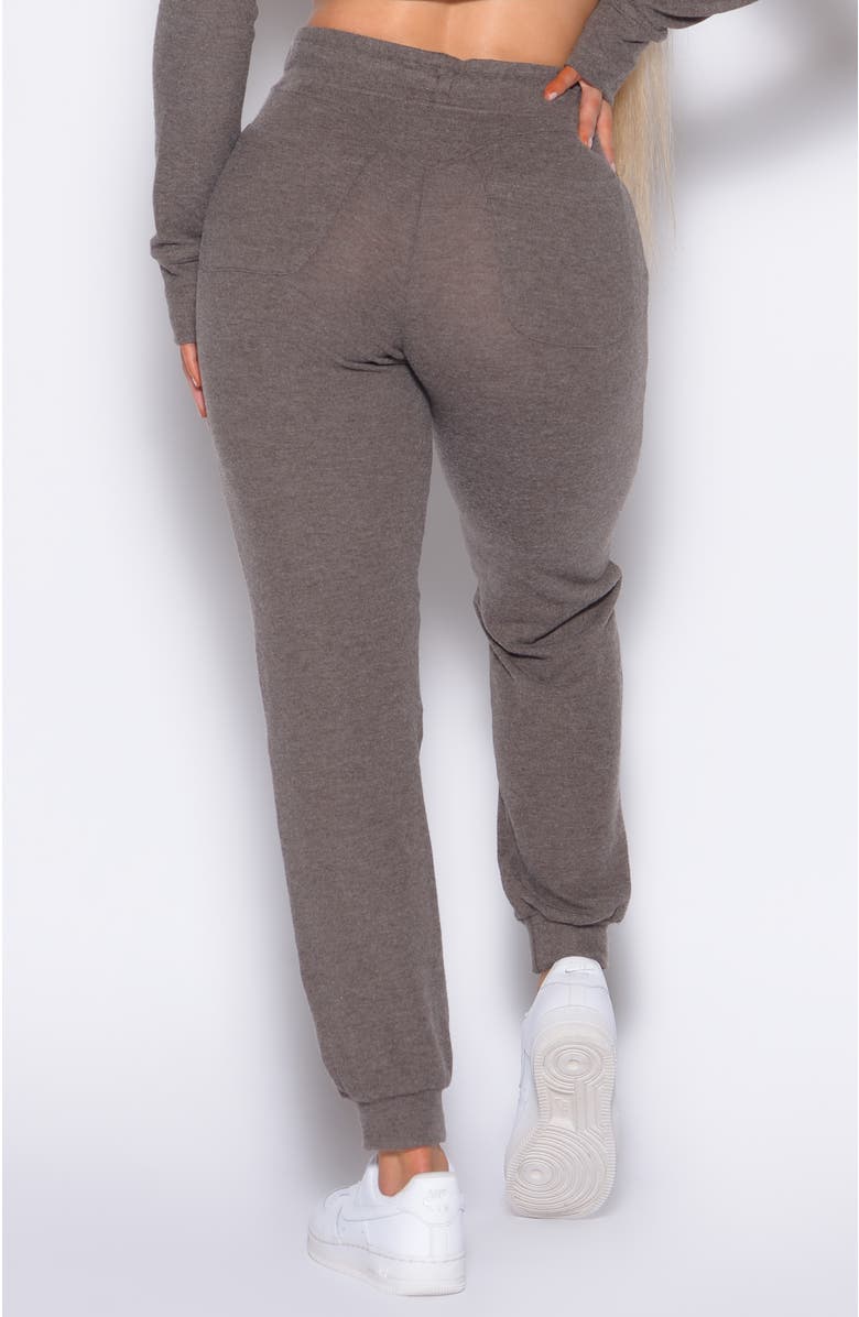 Bombshell Sportswear Cuddle Up Joggers, Alternate, color, Chocolate