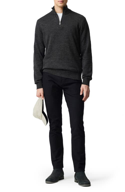 Rodd & Gunn Fortrose Cotton Quarter Zip Sweater In Gray