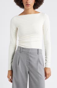 Open Edit Ruched Side Top