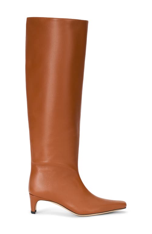 Staud Wally Knee High Boot In Brown