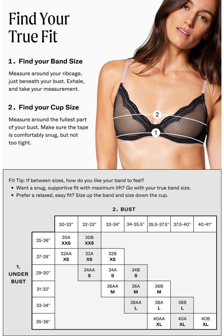 Signature Unlined Demi Bra, Alternate, color, Black
