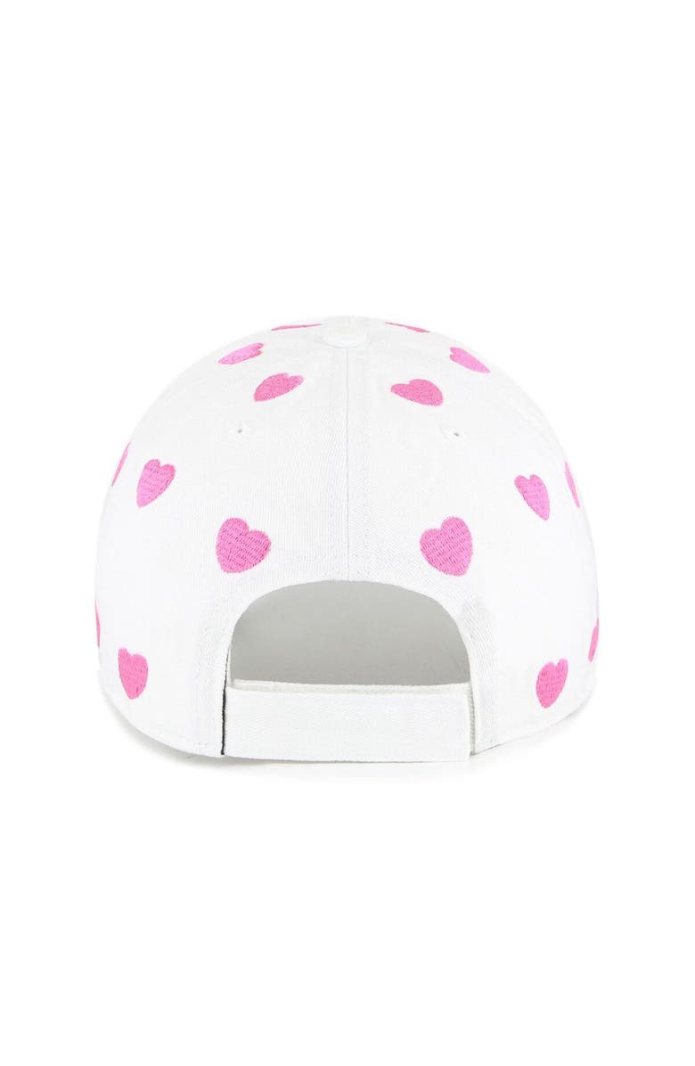 '47 Girls Toddler '47 White Washington Commanders Surprise Clean Up Adjustable Hat, Alternate, color, 