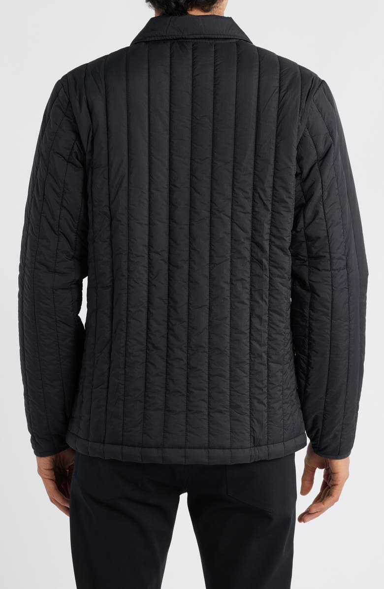 Rains Banja Liner Overshirt, Alternate, color, Black