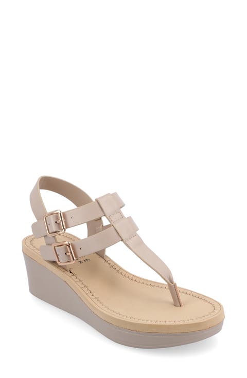 JOURNEE Bianca Wedge Sandal (Women)