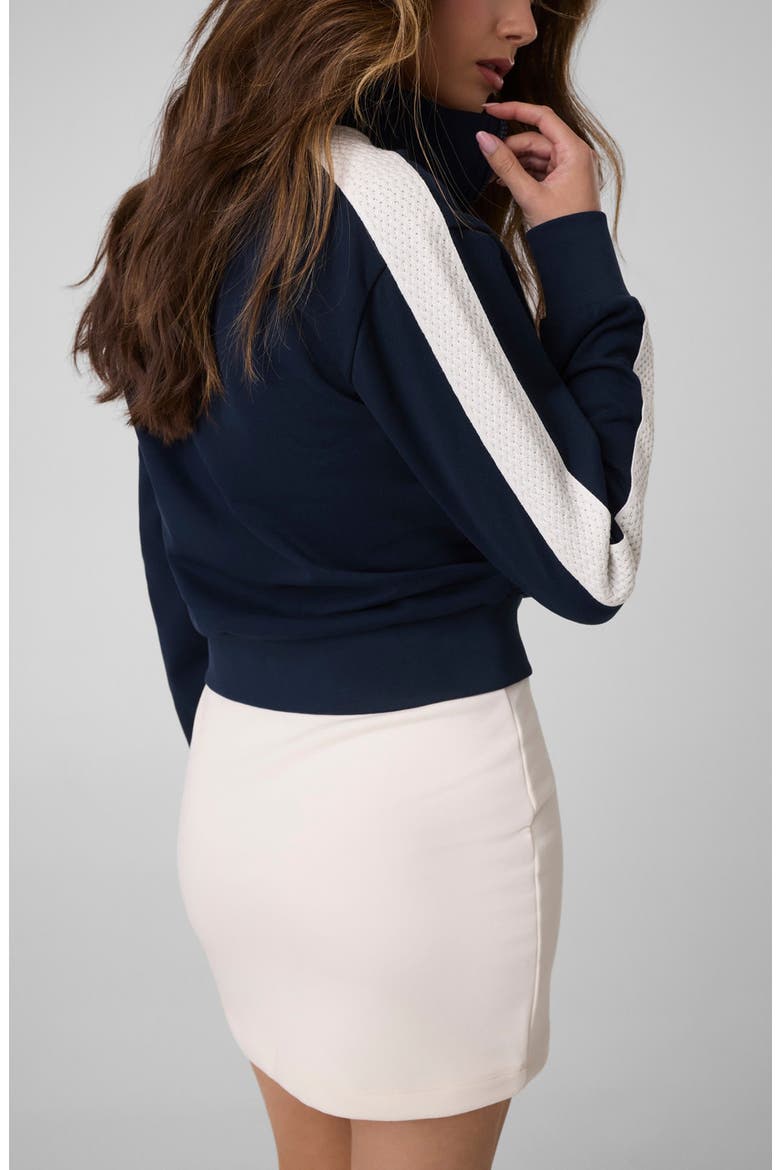 Phoebe Full Zip Sweatshirt, Alternate, color, NAVY