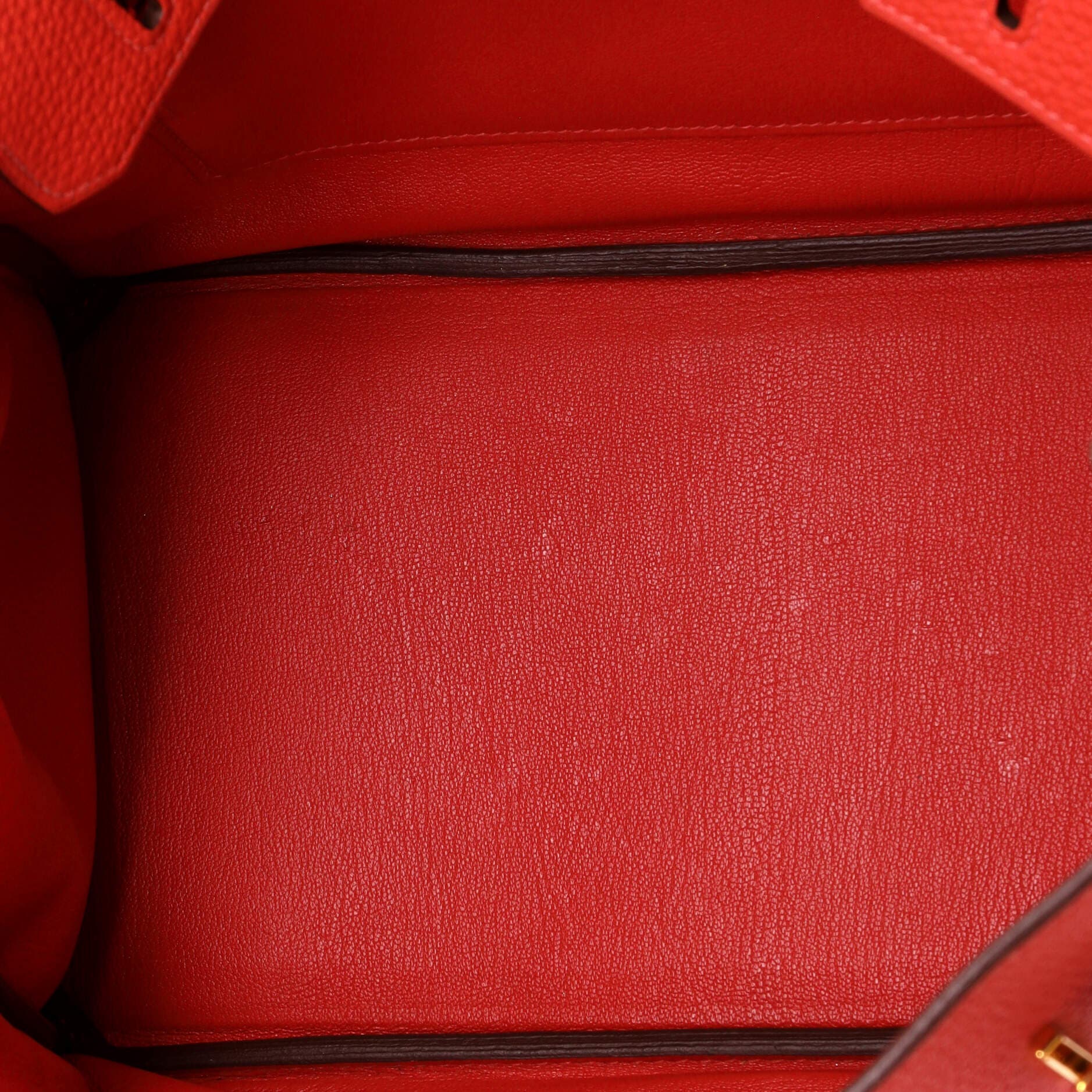 Pre-Owned Hermes Birkin Handbag Red Togo with Gold Hardware 30, Alternate, color, Vermillon