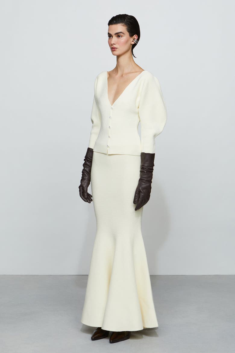 Wesley Knit Skirt, Alternate, color, Ivory