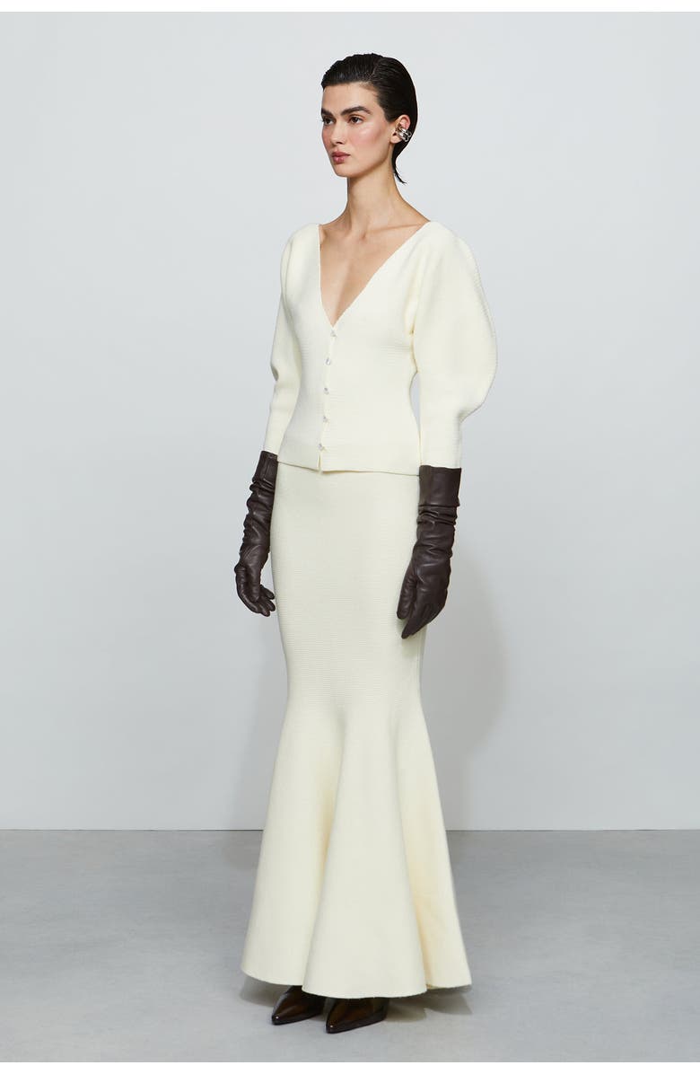 Et Ochs Wesley Knit Skirt, Alternate, color, Ivory