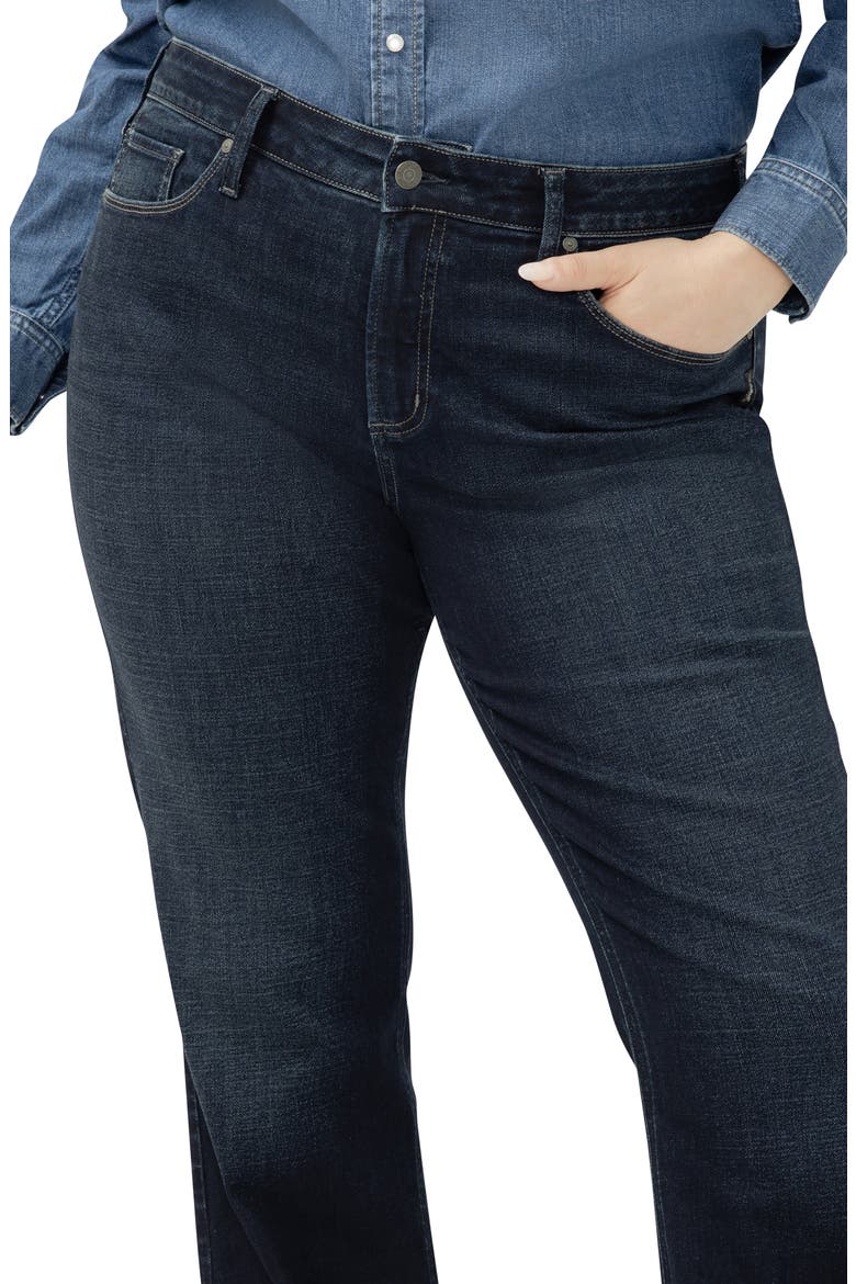 Suki Curvy Mid Rise Bootcut Jeans, Alternate, color, AMORA