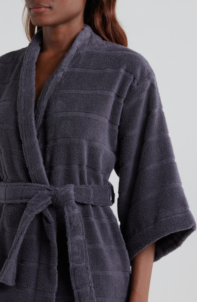 Nordstrom Terry Rib Short Robe, Alternate, color, 