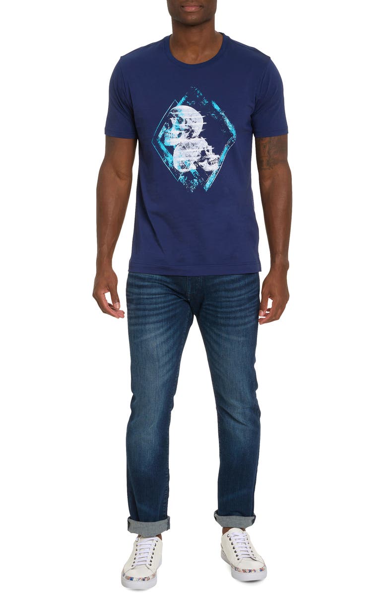 Robert Graham Eos Stretch Cotton & Modal Graphic Tee, Alternate, color, 