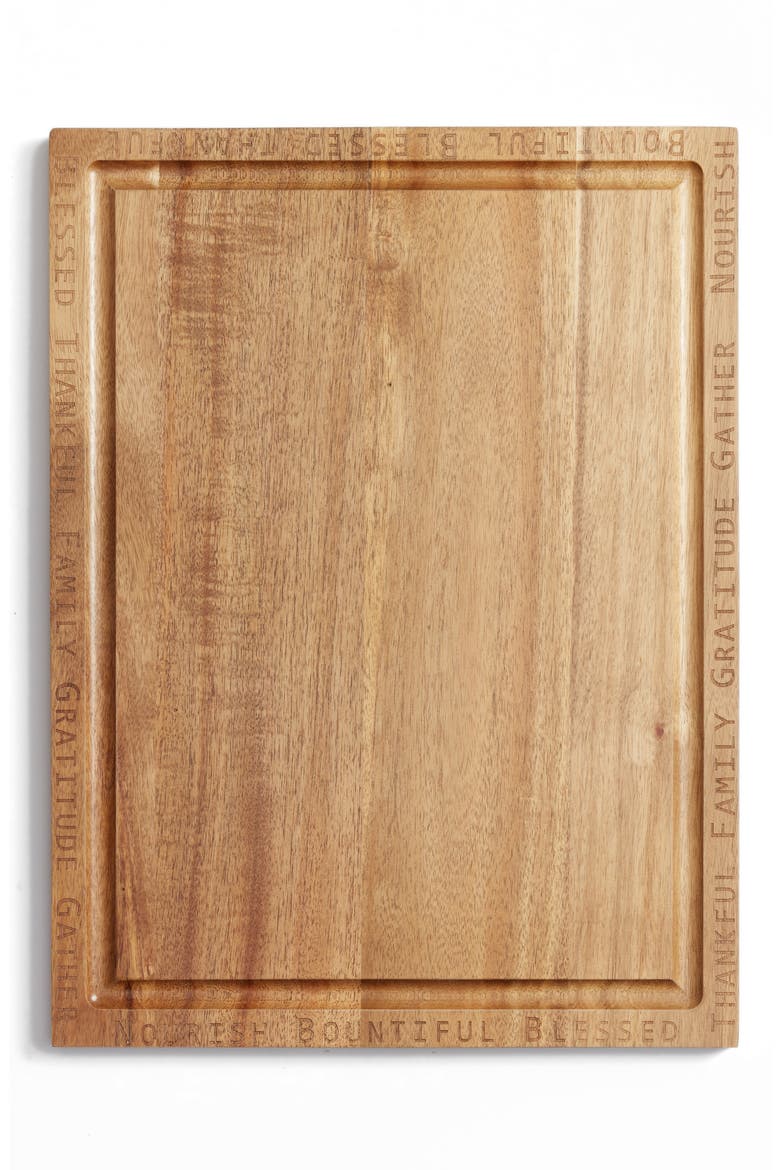 Acacia Wood Cutting Board, Main, color, BROWN MULTI