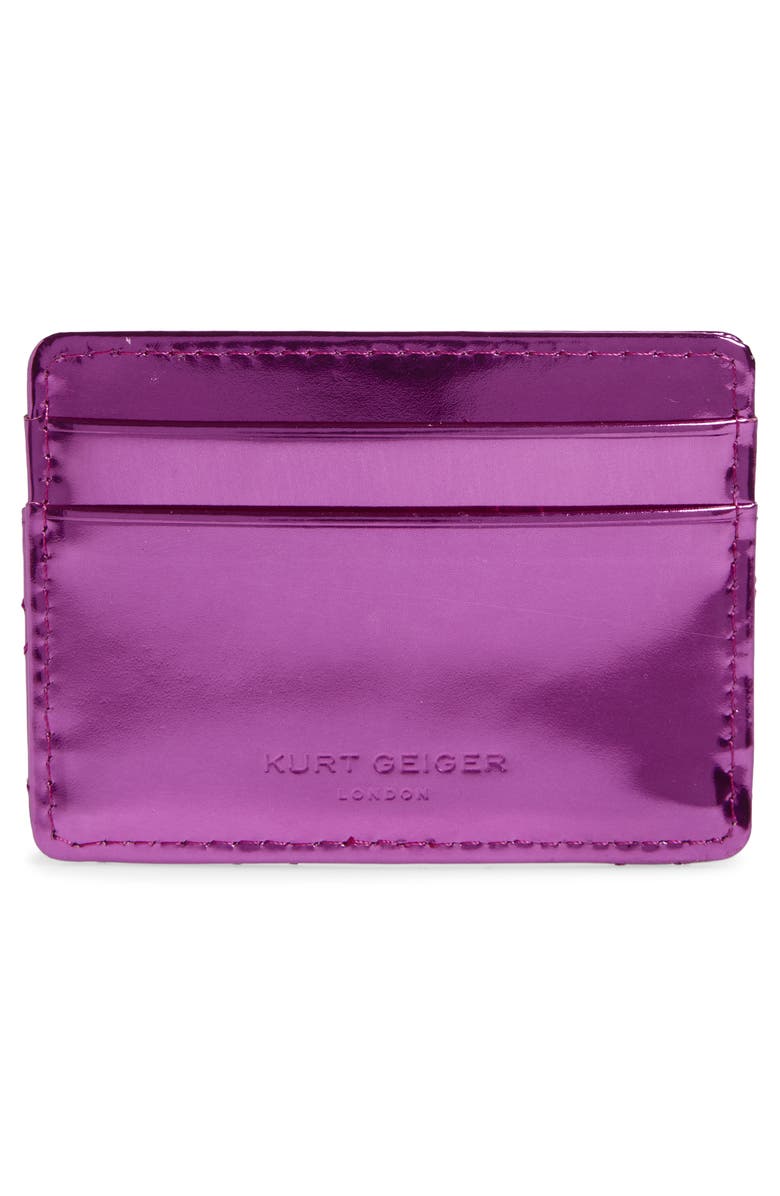 Kurt Geiger London Kensington Card Holder, Alternate, color, Bright Pink