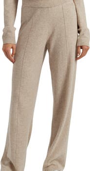 Chinti & Parker Wool Cashmere Wide Leg Track Pants