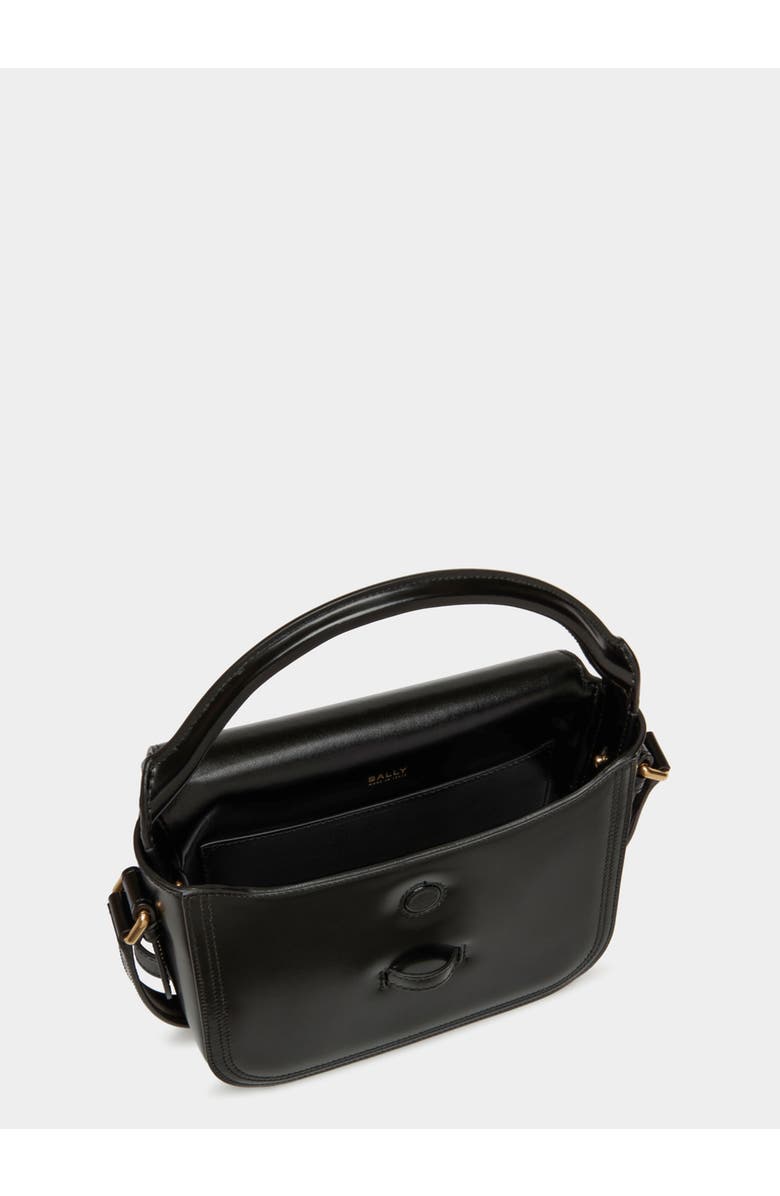 Bally Beckett Minibag In Brushed Leather, Alternate, color, Black
