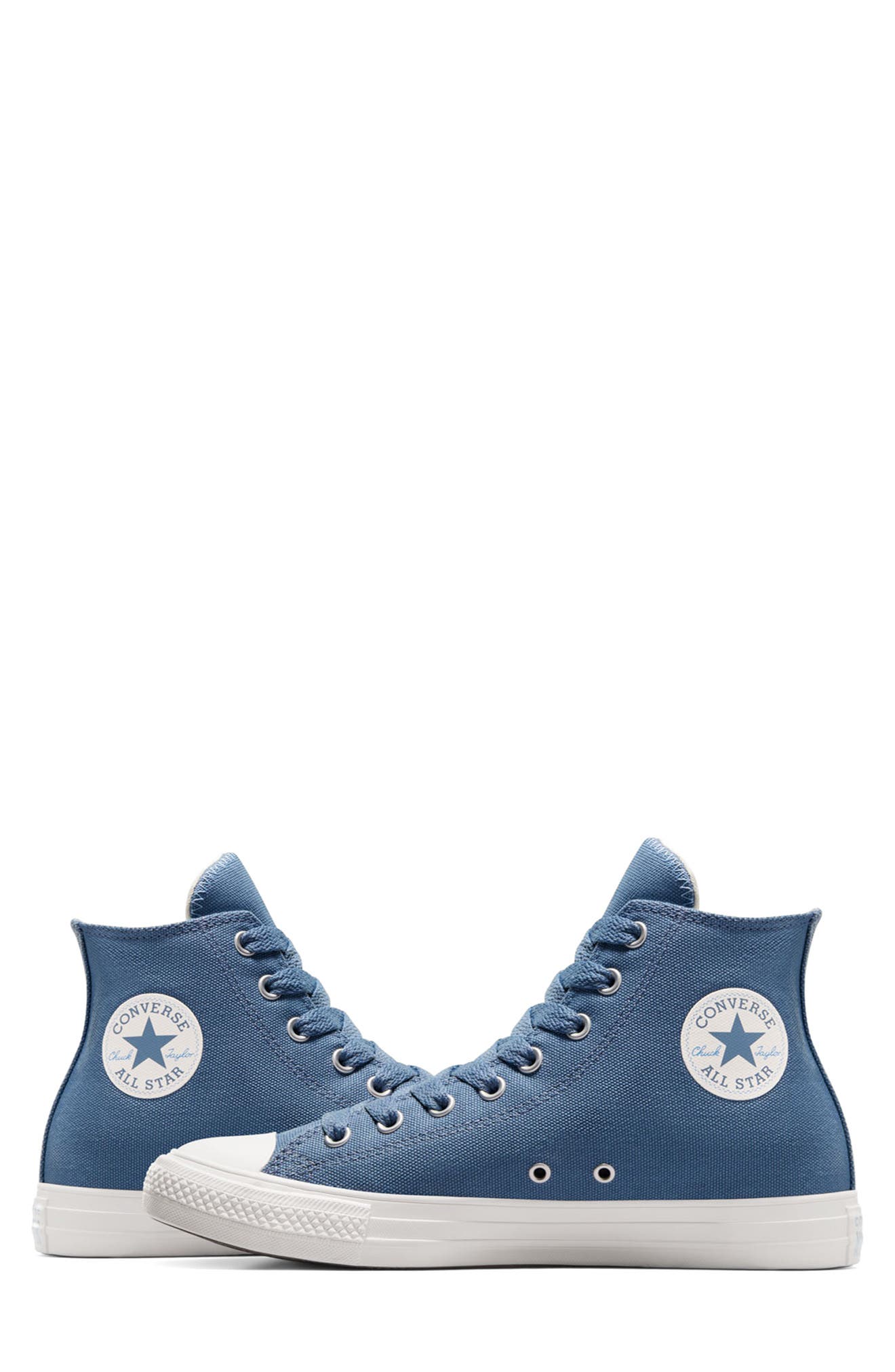 Converse Chuck Taylor All Star Canvas High Top Sneaker, Alternate, color, Lakeside Blue/ Light Blue
