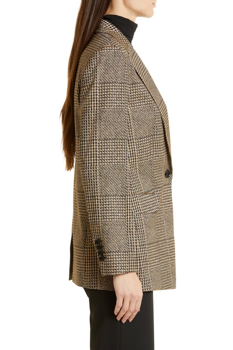 Jocalua Houndstooth Jacket, Alternate, color, CAMEL FANTASY