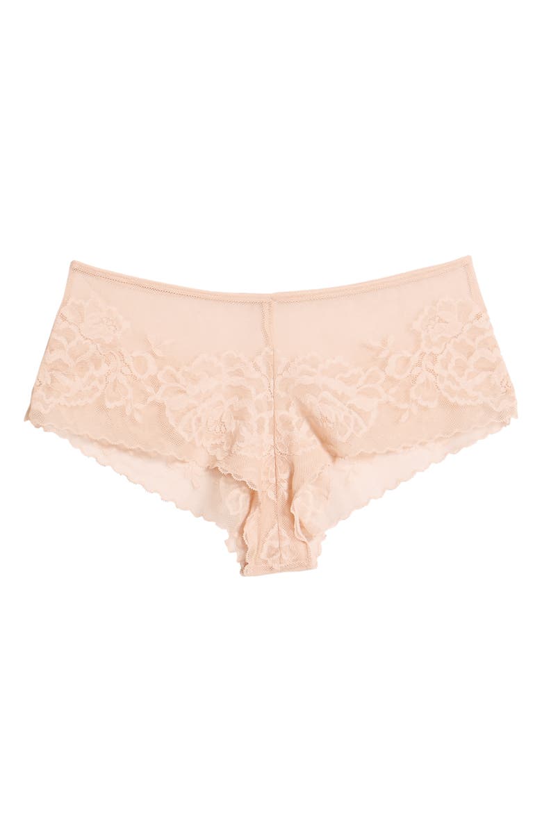 Natori Flora Boyshorts, Alternate, color, Cameo Rose