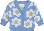 Huxbaby Daisy Scalloped Knit Cardi