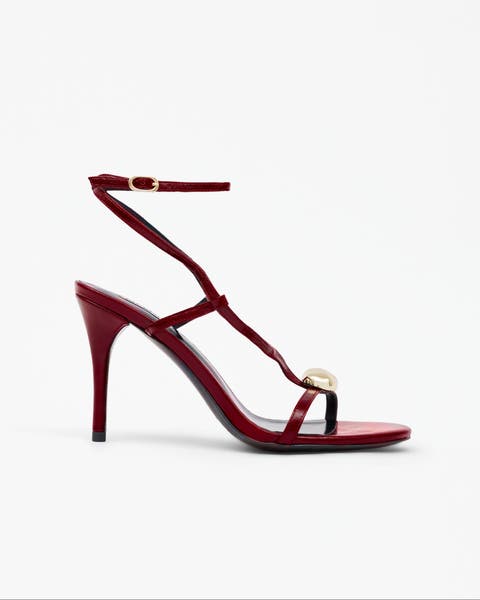 Terrence Jewel Detail Heeled Sandals
