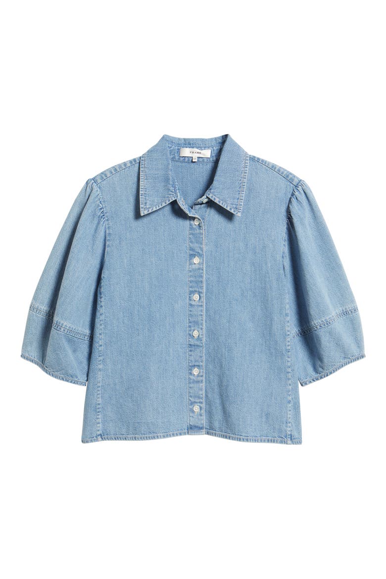 The Lantern Chambray Button-Up Shirt, Alternate, color, APHRODITE