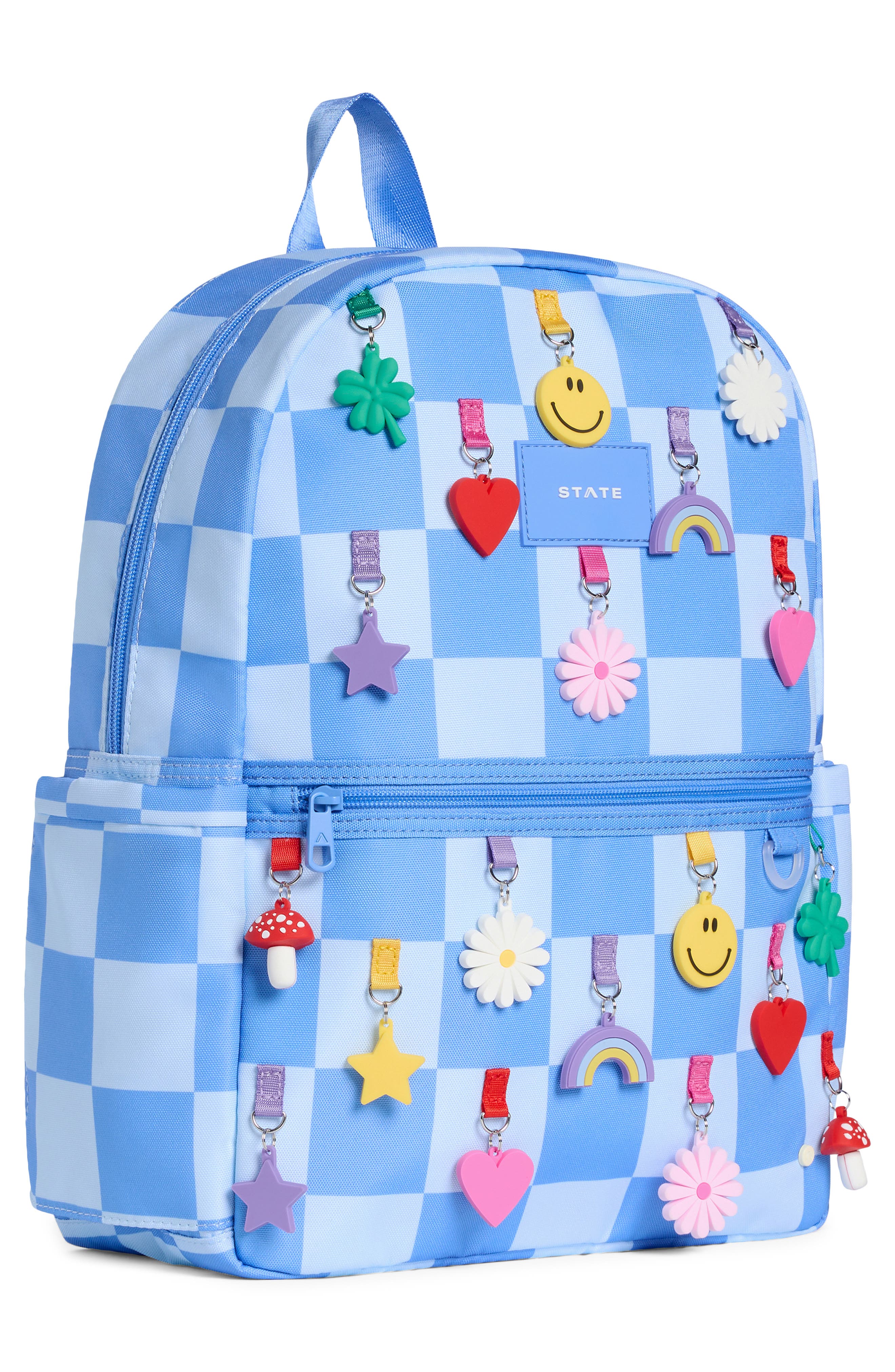 Kids' Kane Checked Backpack, Alternate, color, CHARMS BLUE CHECK