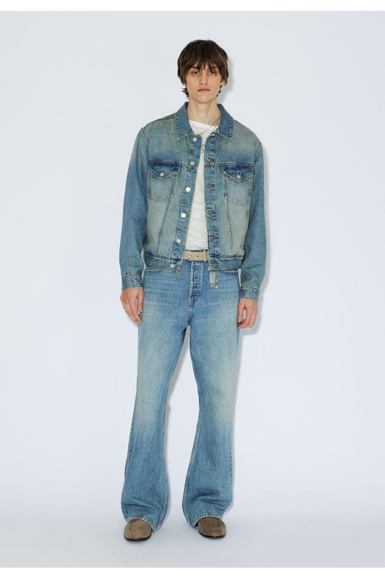 Rift Wide Bootcut Jeans, Alternate, color, Drift Sky Used