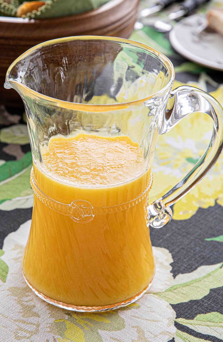 Juliska Graham Glass Pitcher, Alternate, color, Clear