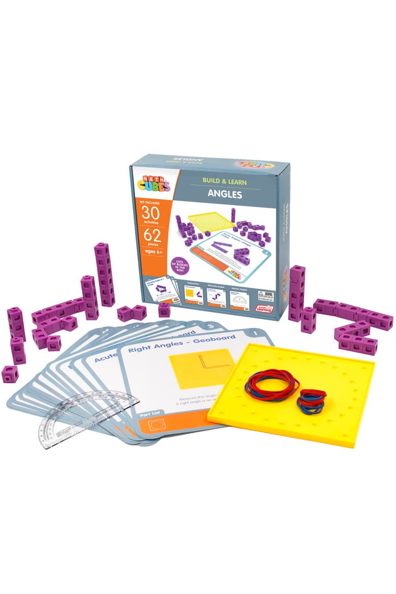 Mathcubes Angles Activity Set, Alternate, color, Multicolored