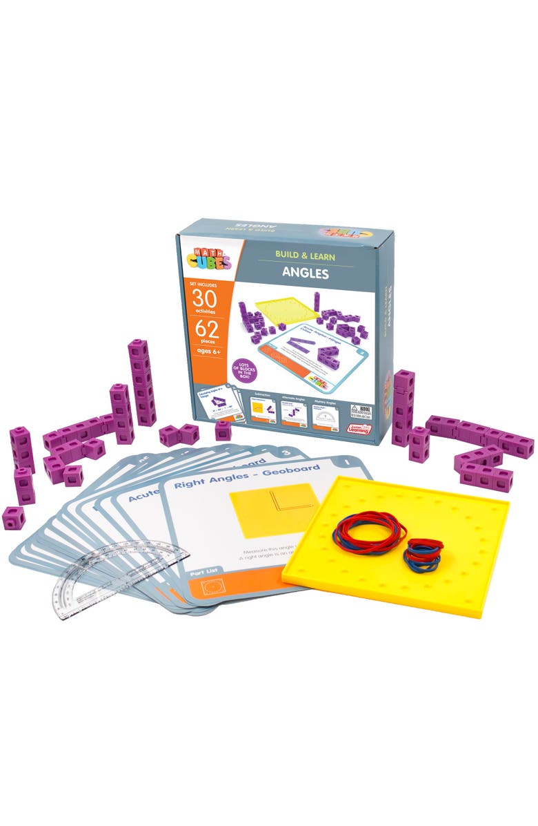Junior Learning Mathcubes Angles Activity Set, Alternate, color, Multicolored