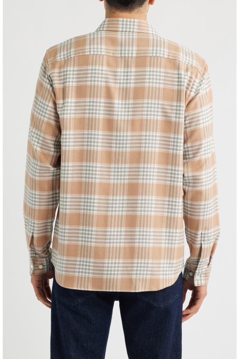 Irving Lodi Check Cotton Button-Up Shirt, Alternate, color, PALOMINO MULTI