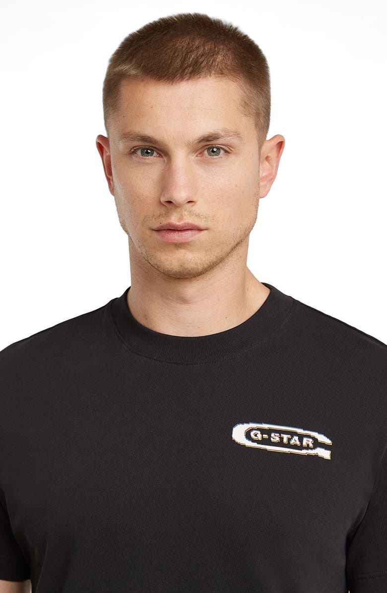 G-STAR Back GR Arch Organic Cotton Graphic T-Shirt, Alternate, color, 