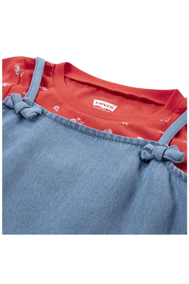 Kids' Layerable Dress, T-Shirt & Bloomers Set, Alternate, color, SPLASH ZONE