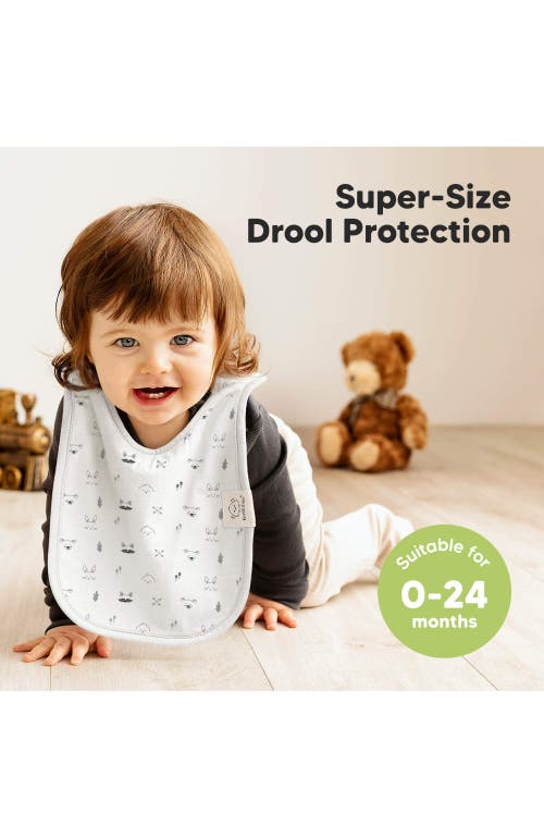 Keababies 8-pack Hallo Drool Bibs In Multi