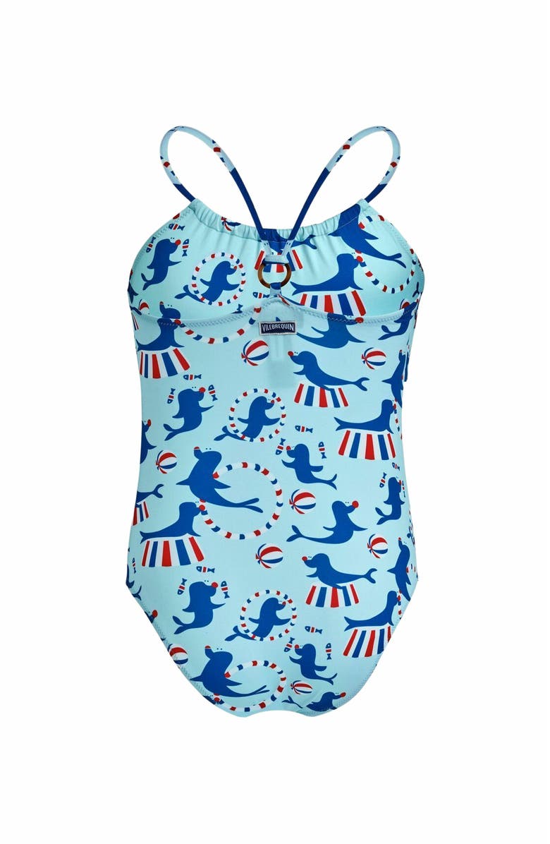 Vilebrequin Kids' Circus One-Piece Swimsuit, Alternate, color,