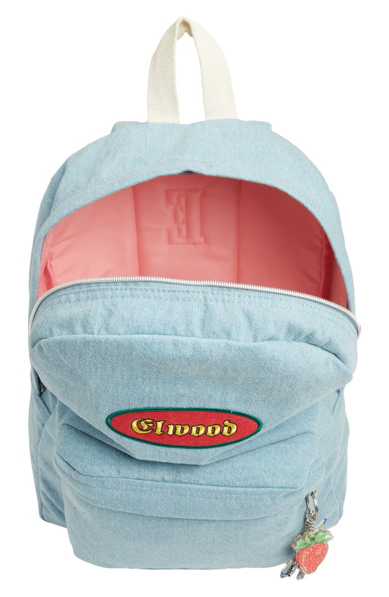 Elwood Denim Backpack, Alternate, color, Pale Indigo