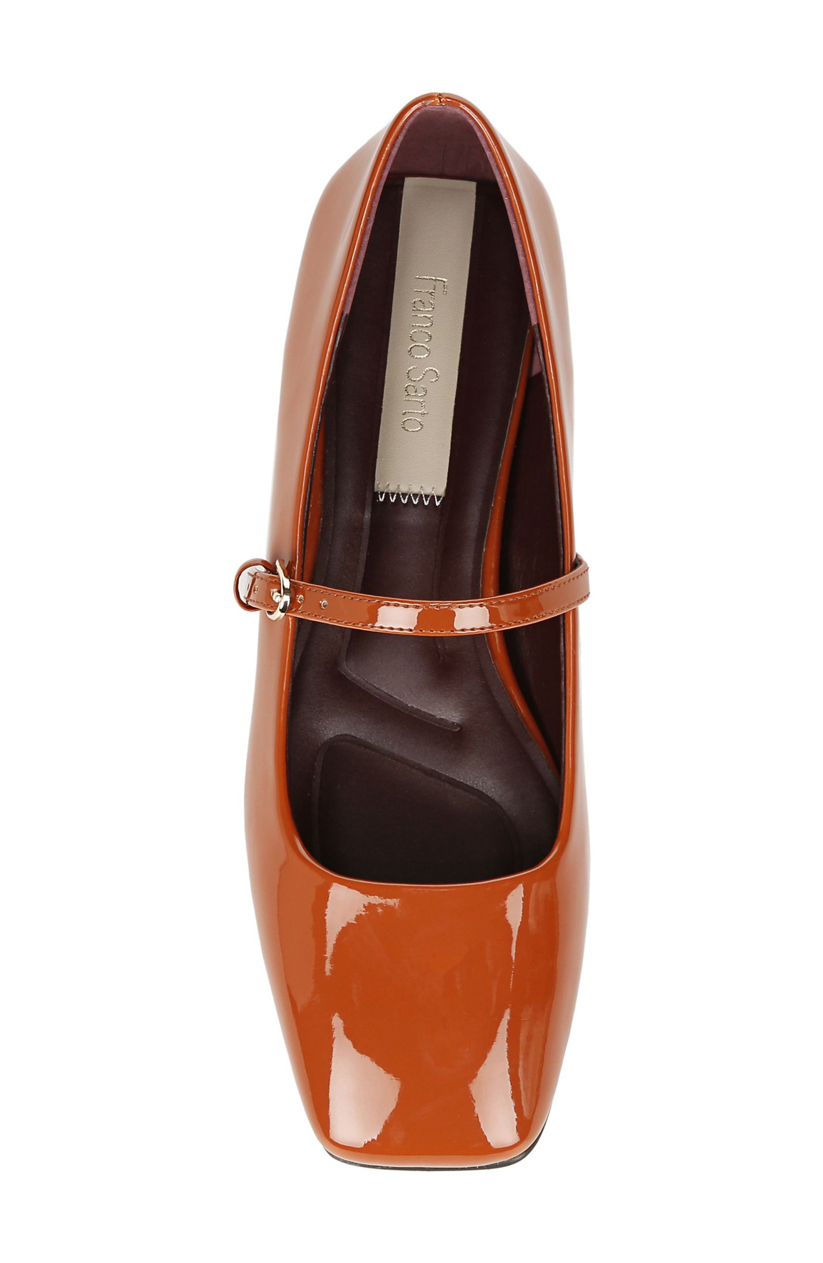 Обувь Franco Sarto Tinsley Square Toe Mary Jane Flat — фото 5