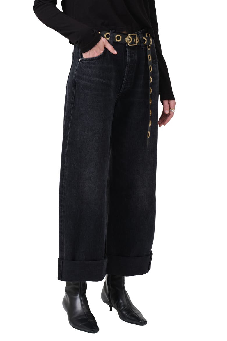 Ayla Baggy Organic Cotton Wide Leg Jeans, Alternate, color, VOILA