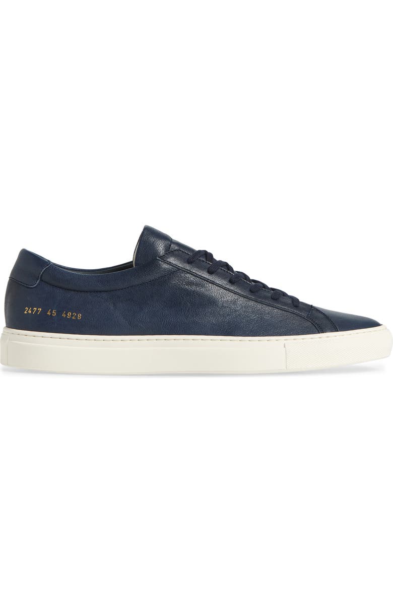 Common Projects Achilles Sneaker, Alternate, color, Navy