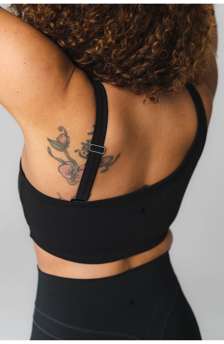 Vitality Cloud II Asym Bra, Alternate, color, Midnight