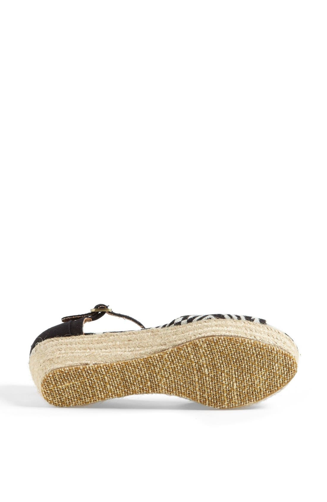 TOMS Platform Wedge Sandal, Alternate, color, 