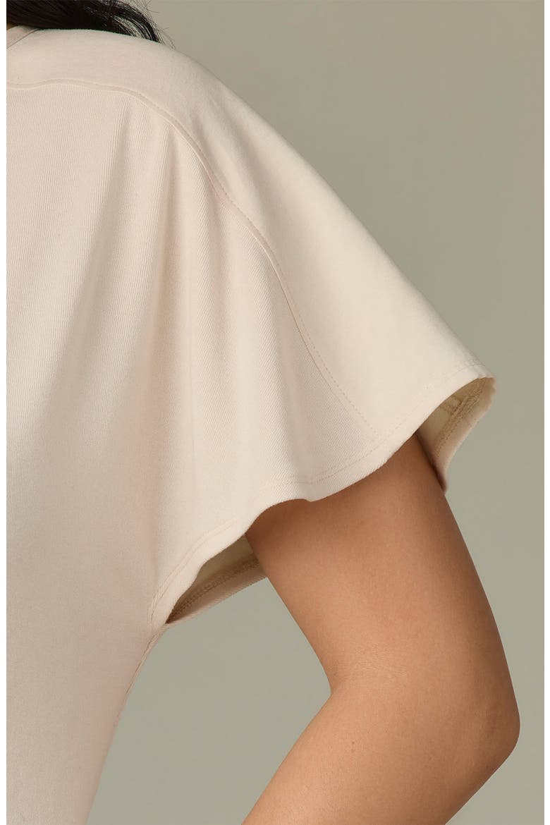 Mixed Media Knit Top, Alternate, color, PALE STONE