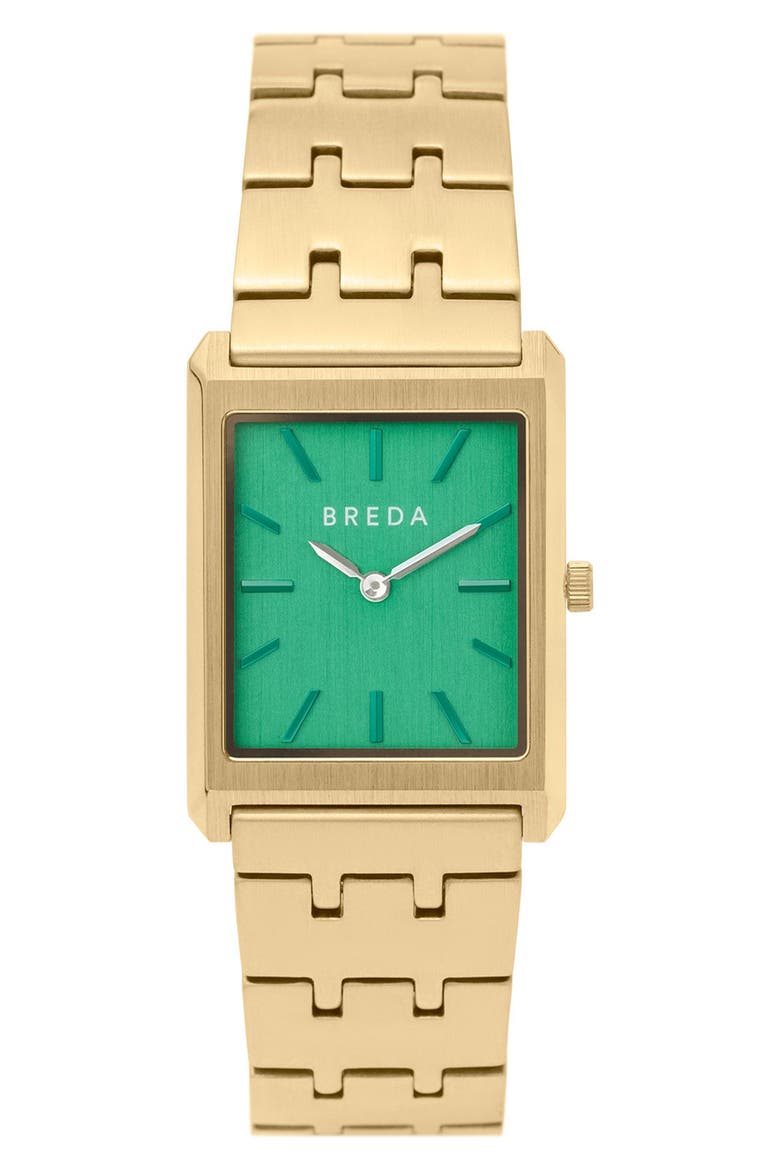 Virgil Bracelet Watch, 26mm, Main, color, GOLD/GREEN