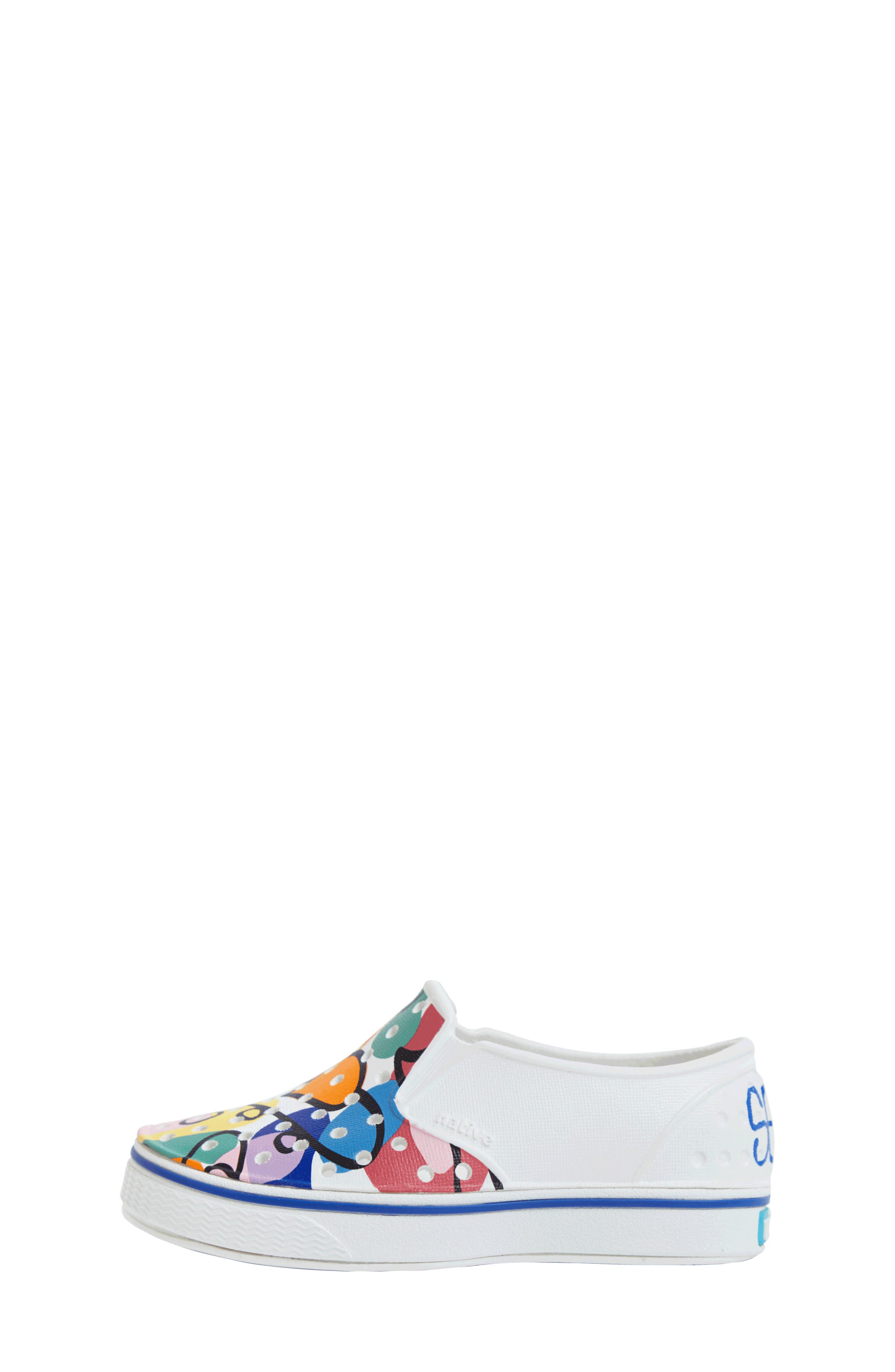 Native Shoes Kids' Miles Slip-On Sneaker, Alternate, color, White