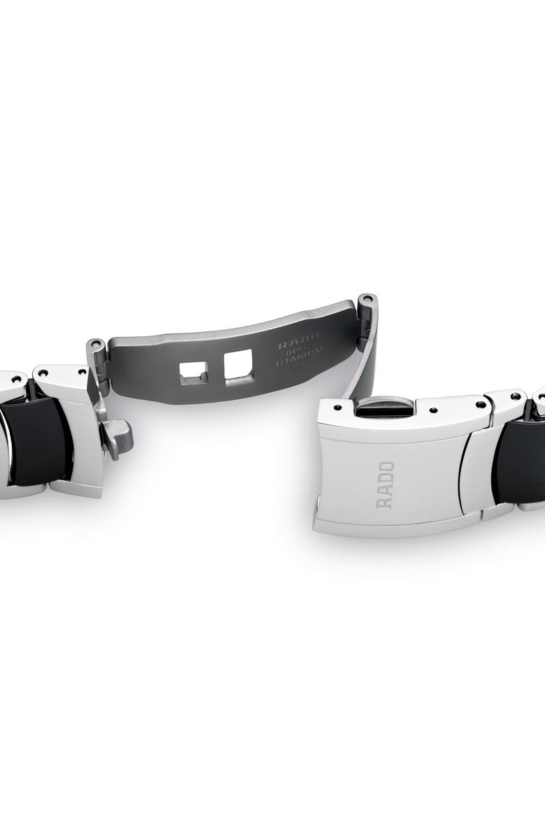 RADO Centrix Automatic Diamond Ceramic Bracelet Watch, 28mm, Alternate, color, 