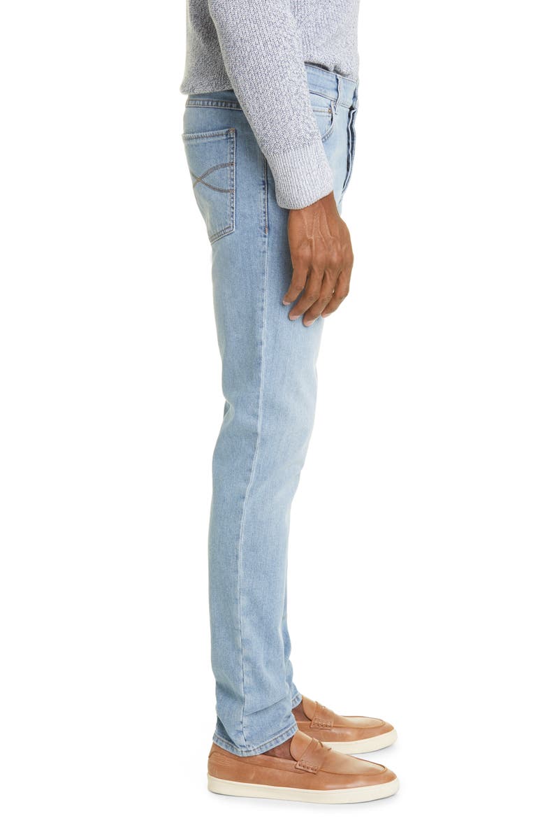 Stretch Denim Jeans, Alternate, color, LIGHT DENIM