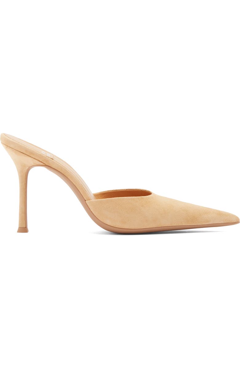 Jeffrey Campbell Robyn Pointed Toe Mule, Alternate, color, Camel Suede