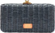 Frances Valentine Pepper Wicker Clutch