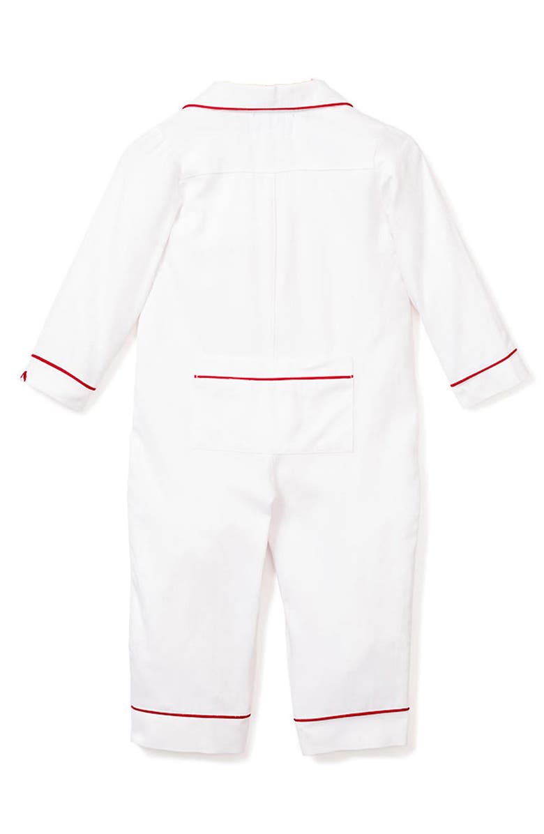 Petite Plume One-Piece Pajamas, Alternate, color, White